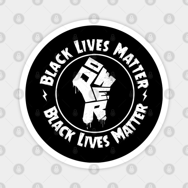 BLACK LIVES MATTER Magnet by Anrego